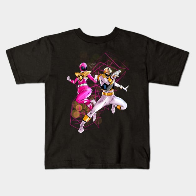 power couple Kids T-Shirt by Washi